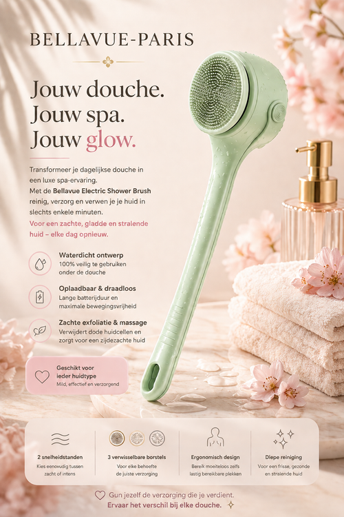 Bellavue-Paris Luxe elektrische doucheborstel