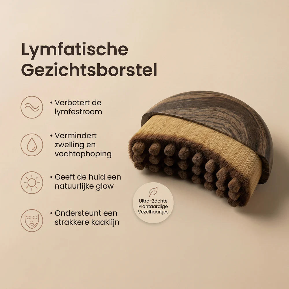 “Luxe gezichts- en lymfedrainage massageborstel – Bellavue Paris®”